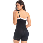 Fajas MYD 0066 – Strapless Mid-Thigh Body Shaper | High Compression Shapewear