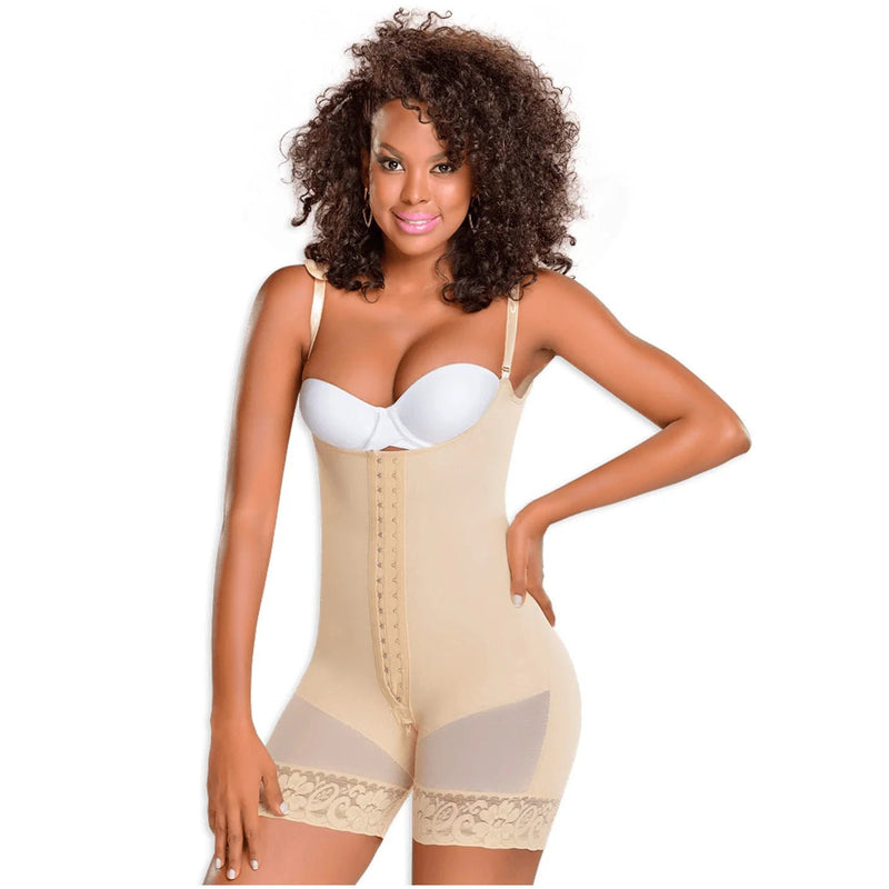 Fajas MYD 0068 – Colombian Mid - Thigh Body Shaper | High Compression - Colombian Shapewear | Siluets