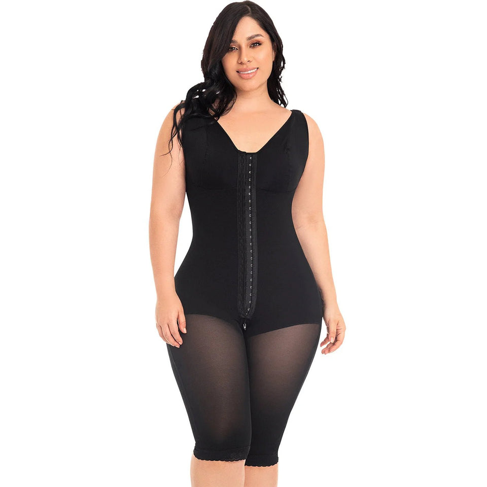 Fajas MYD 0120 – Full Bodysuit with Built - In Bra | High Compression Colombian Shapewear - Colombian Shapewear | Siluets