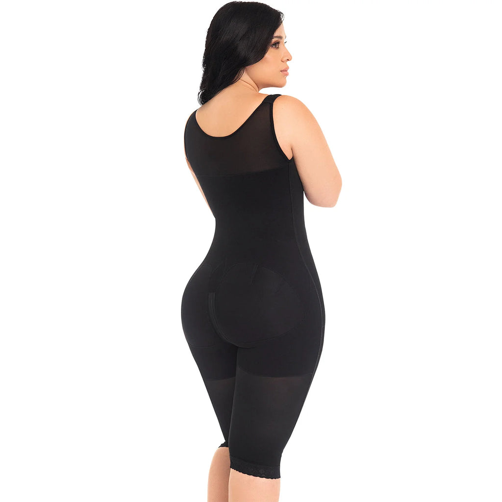 Fajas MYD 0120 – Full Bodysuit with Built-In Bra | High Compression Colombian Shapewear