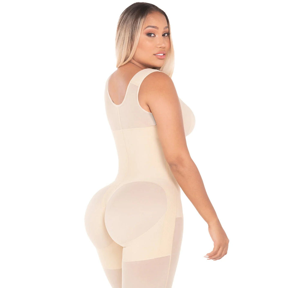 Fajas MYD 00470 – Colombian Post - Op Bodysuit with Bra | High Compression - Colombian Shapewear | Siluets