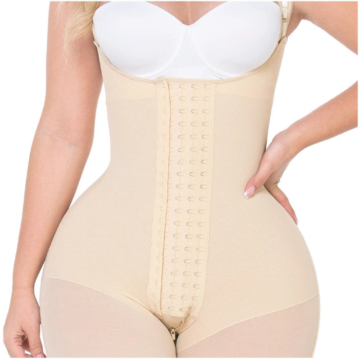 Fajas MYD 0489 – Post - Surgery Mid - Thigh Bodysuit | Colombian Shapewear for Hourglass & Guitar Body Types - Colombian Shapewear | Siluets