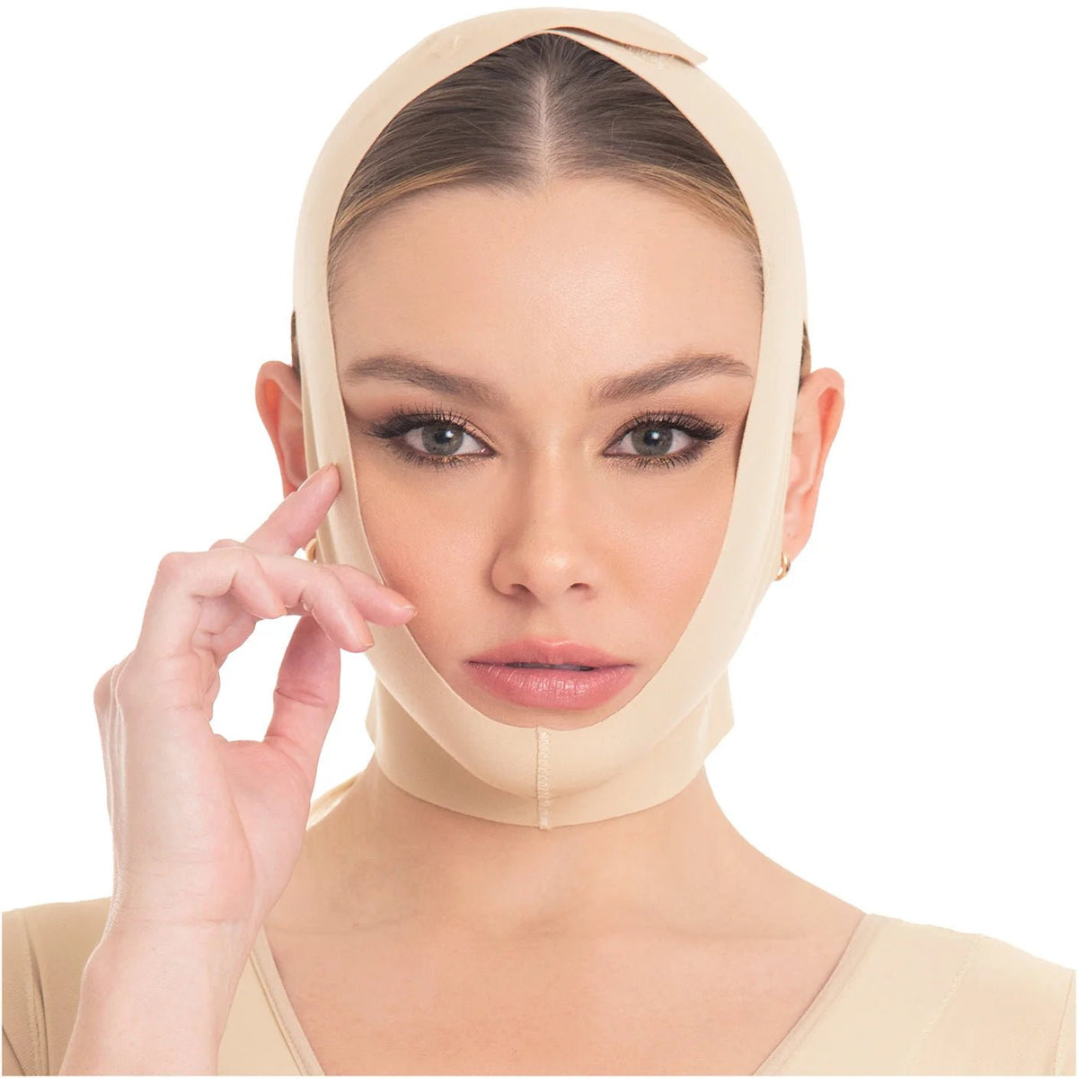 Fajas MYD 0810 – Chin Compression Strap | Post - Surgical Colombian Shapewear - Colombian Shapewear | Siluets