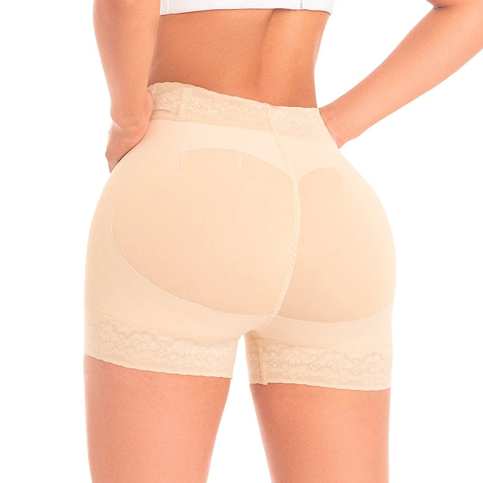 Fajas MYD 0321 – Colombian High - Waist Compression Shorts | Tummy Control - Colombian Shapewear | Siluets