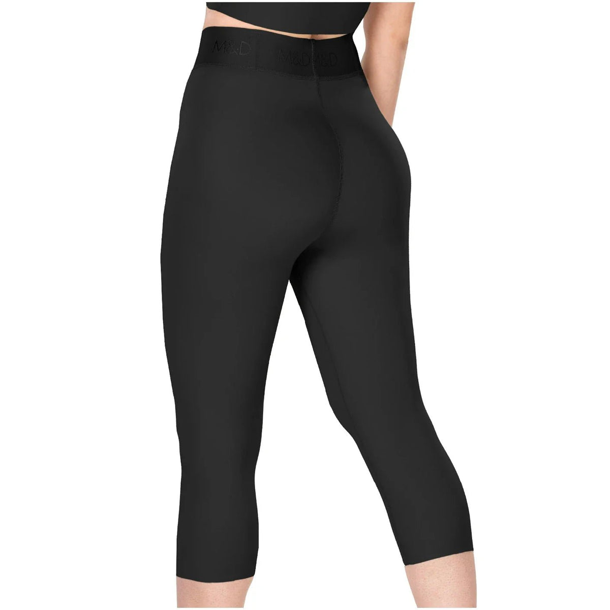 Fajas MYD 08315 – Colombian High - Waisted Capri Faja | Tummy Control - Colombian Shapewear | Siluets