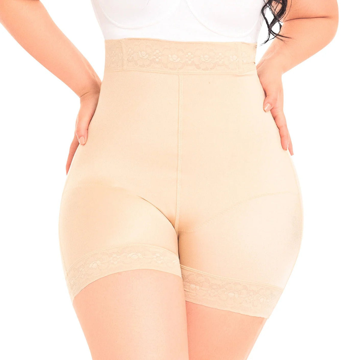 Fajas MYD 0216 – Extra High - Waisted Compression Shorts | Colombian Body Shaper - Colombian Shapewear | Siluets