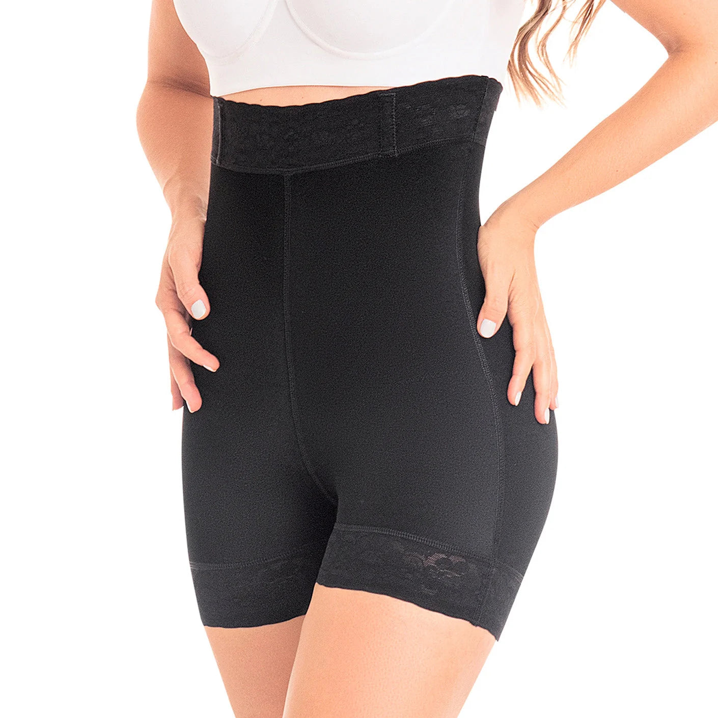 Fajas MYD 0216 – Extra High-Waisted Compression Shorts | Colombian Body Shaper