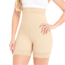 Fajas MYD 0327 – Colombian High - Waist Compression Shorts | Tummy Control - Colombian Shapewear | Siluets
