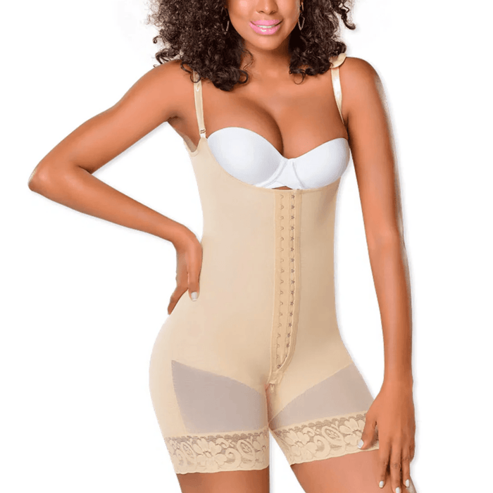 Fajas MYD 0068 – Colombian Mid - Thigh Body Shaper | High Compression - Colombian Shapewear | Siluets
