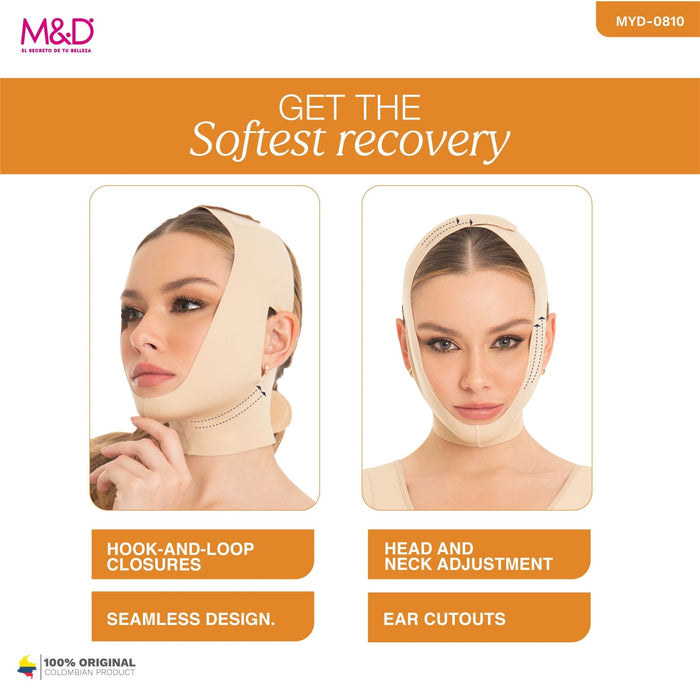 Fajas MYD 0810 – Chin Compression Strap | Post - Surgical Colombian Shapewear - Colombian Shapewear | Siluets