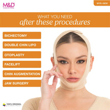 Fajas MYD 0810 – Chin Compression Strap | Post - Surgical Colombian Shapewear - Colombian Shapewear | Siluets