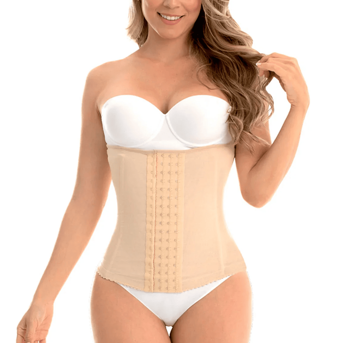 Fajas MYD C - 4057 – Colombian Strapless Waist Cincher | Tummy Control - Colombian Shapewear | Siluets