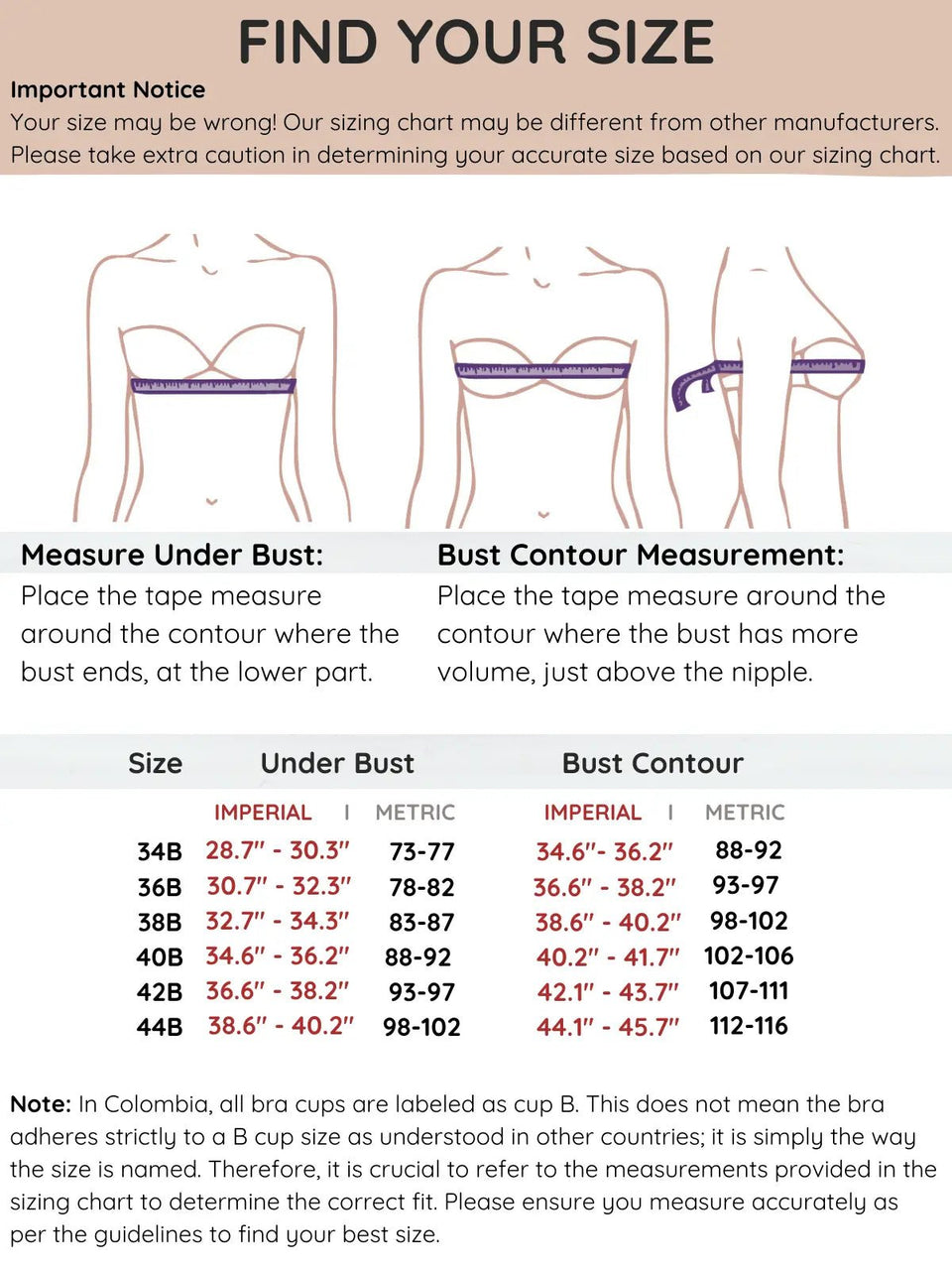 No-Wire Comfort Bra | Wide Padded Straps & Deep Cups for Full Support - Colombian Shapewear | Siluets