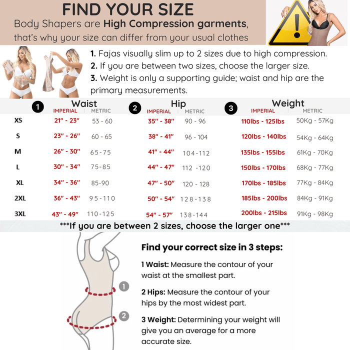 Siluet R5 Full - Body Faja | Adjustable Compression | Stage 1 & 2 Support - Colombian Shapewear | Siluets