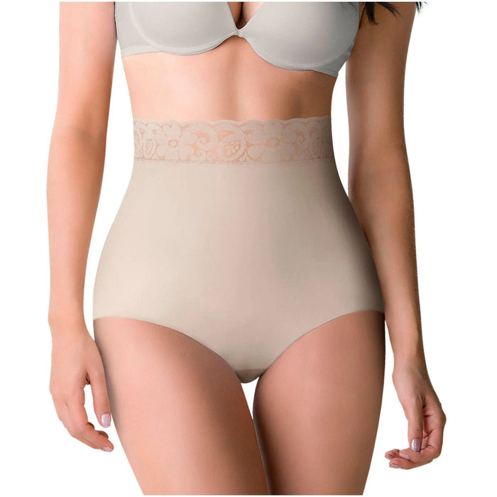 ROMANZA 2036 | High Waisted Tummy Control Butt Lifter Panty | Seamless Shapewear - Colombian Shapewear | Siluets