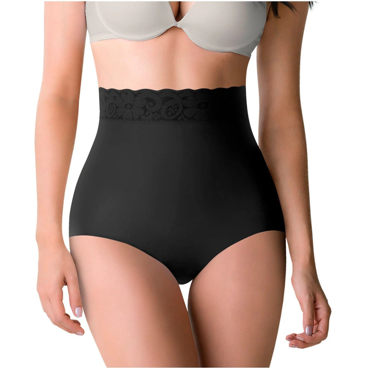 ROMANZA 2036 | High Waisted Tummy Control Butt Lifter Panty | Seamless Shapewear - Colombian Shapewear | Siluets