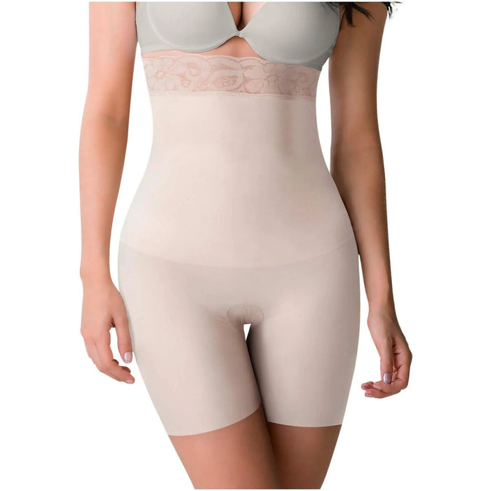 ROMANZA 2050 | High Waisted Seamless Butt Lifter Shapewear Shorts for Women | Microfiber - Colombian Shapewear | Siluets