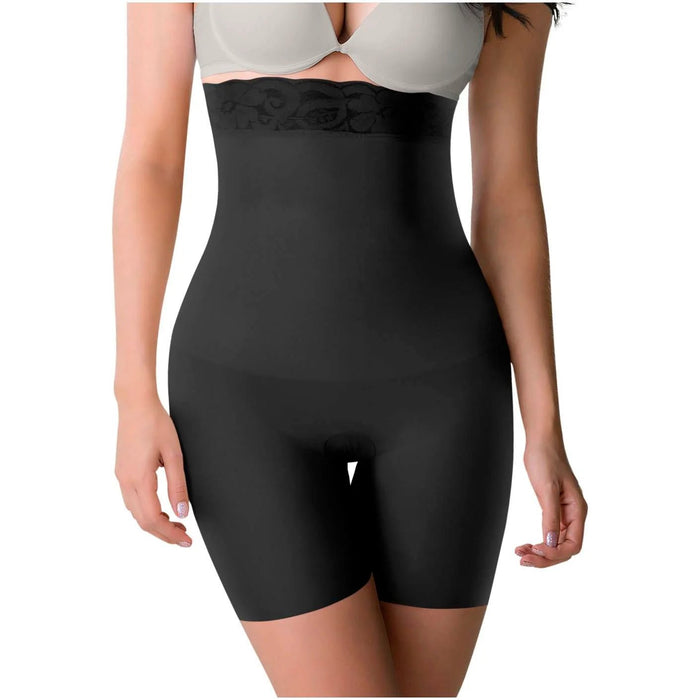 ROMANZA 2050 | High Waisted Seamless Butt Lifter Shapewear Shorts for Women | Microfiber - Colombian Shapewear | Siluets