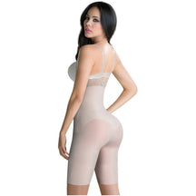 ROMANZA 2051 | High Waisted Seamless Butt Lifting Shaping Shorts | Knee Length Tummy Control - Colombian Shapewear | Siluets
