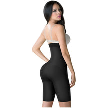 ROMANZA 2051 | High Waisted Seamless Butt Lifting Shaping Shorts | Knee Length Tummy Control - Colombian Shapewear | Siluets