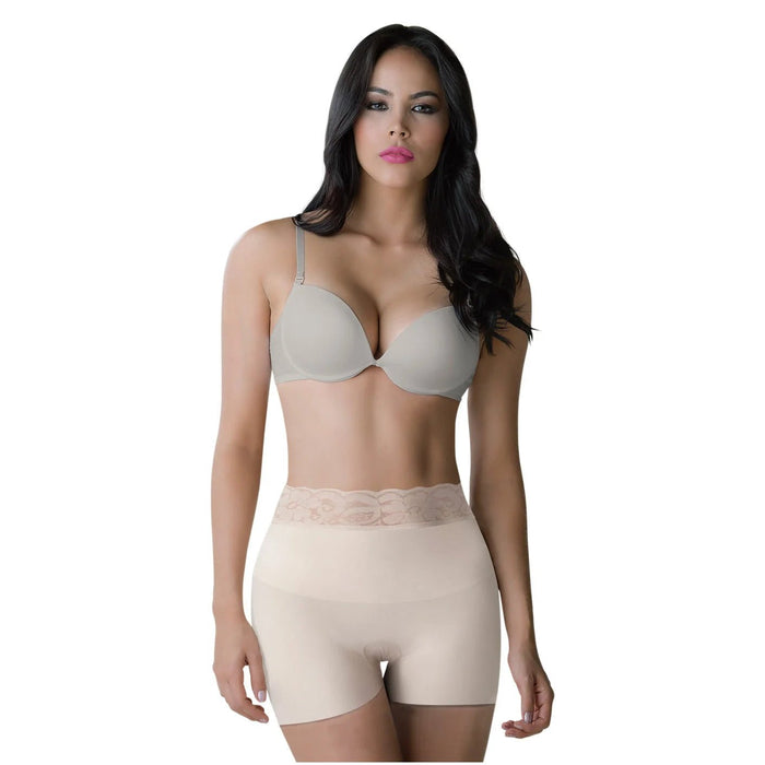 ROMANZA 2054 | Seamless Colombian Slimming Shaper Shorts | Mid Rise Tummy Control - Colombian Shapewear | Siluets