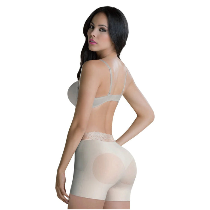 ROMANZA 2054 | Seamless Colombian Slimming Shaper Shorts | Mid Rise Tummy Control - Colombian Shapewear | Siluets