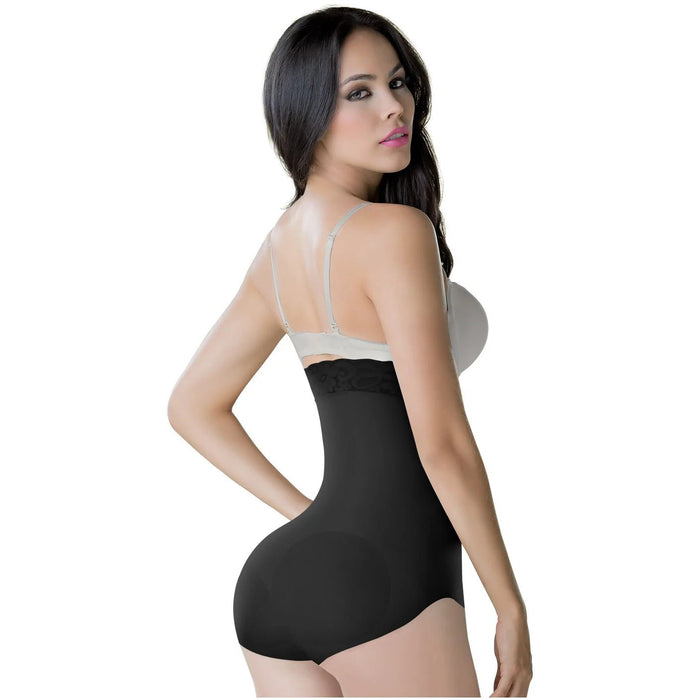 ROMANZA 2061 | Seamless Colombian Strapless Shapewear Bodysuit for Women | Mid - Thigh Tummy Control - Colombian Shapewear | Siluets