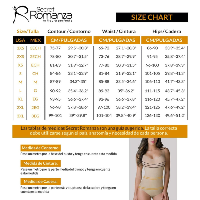 ROMANZA 2012 | High Waisted Tummy Control Shapewear Shorts | Post - Maternal Butt Lifter - Colombian Shapewear | Siluets