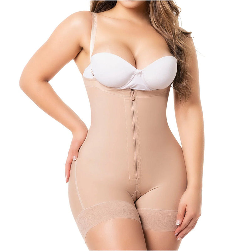 Fajas Salome 0214 – Colombian Mid - Thigh Body Shaper | High Compression Faja - Colombian Shapewear | Siluets