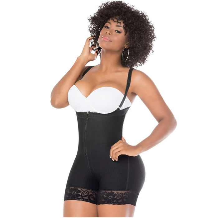 Fajas Salome 0214 – Colombian Mid - Thigh Body Shaper | High Compression Faja - Colombian Shapewear | Siluets