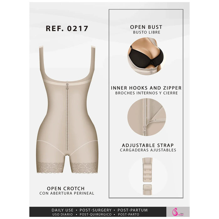 Fajas Salome 0217 – Colombian Full Body Shaper | Firm Compression - Colombian Shapewear | Siluets
