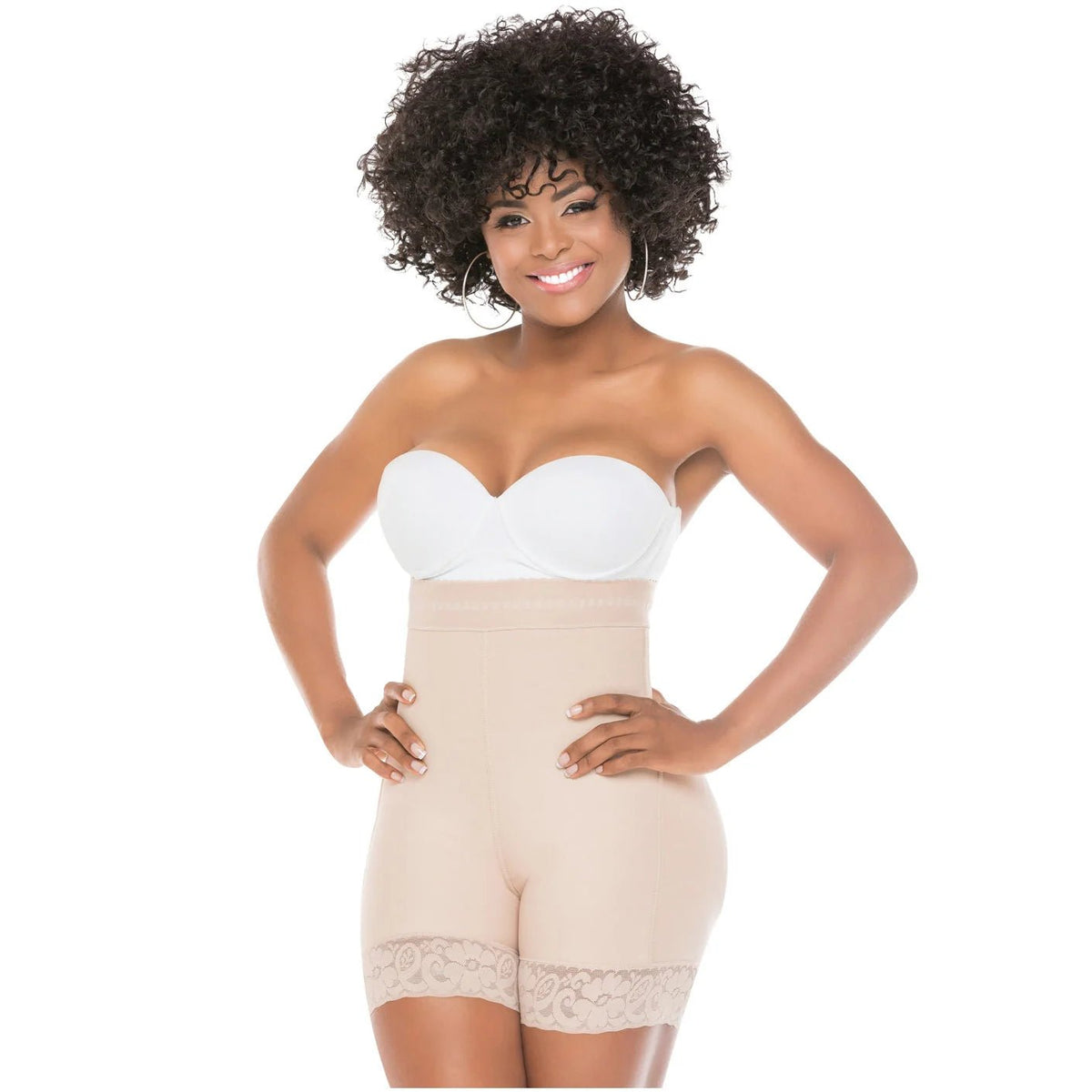 Fajas Salome 0218 – Colombian High - Waisted Shaper Shorts | Tummy Control - Colombian Shapewear | Siluets