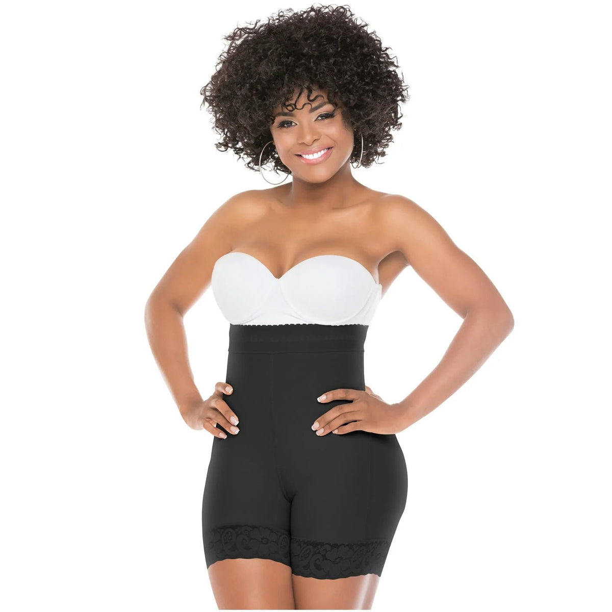 Fajas Salome 0218 – Colombian High - Waisted Shaper Shorts | Tummy Control - Colombian Shapewear | Siluets