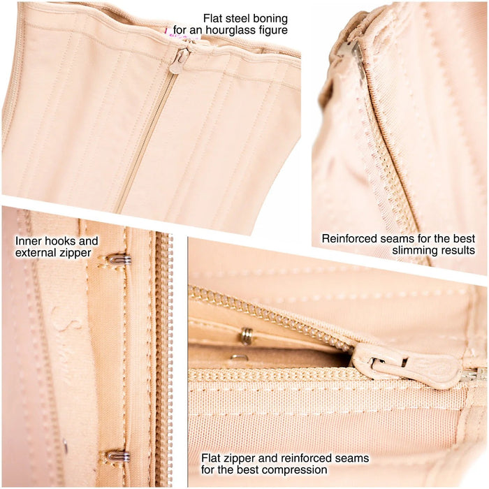 Fajas Salome 0315 - 1 – Colombian Waist Cincher Trainer | Tummy Control - Colombian Shapewear | Siluets