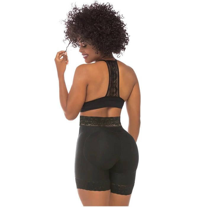 Fajas Salome 0321 – Colombian High - Waist Compression Shorts | Butt Lift - Colombian Shapewear | Siluets