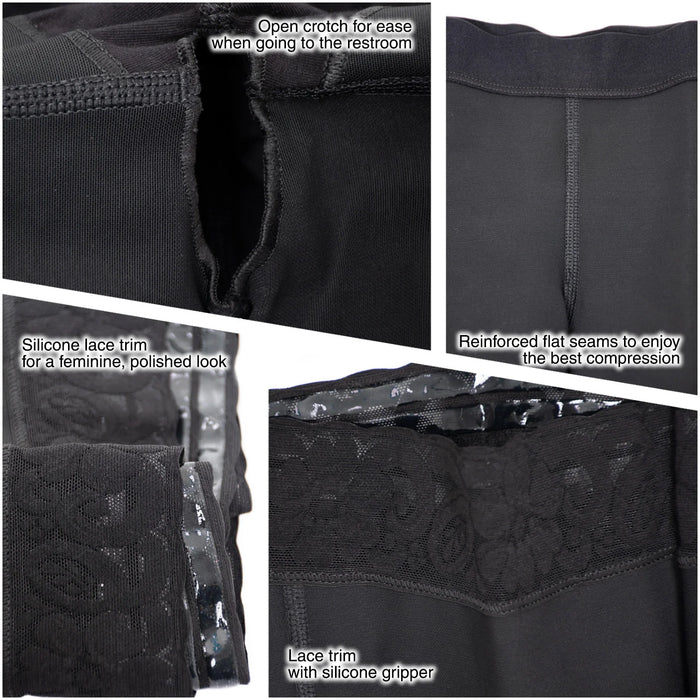 Fajas Salome 0321 – Colombian High - Waist Compression Shorts | Butt Lift - Colombian Shapewear | Siluets