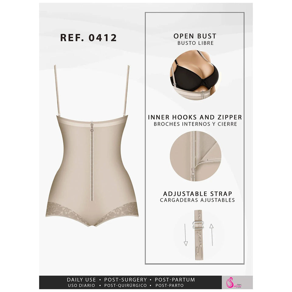 Fajas Salome 0412 – Colombian Butt Lifter Shapewear | Tummy Control Faja - Colombian Shapewear | Siluets
