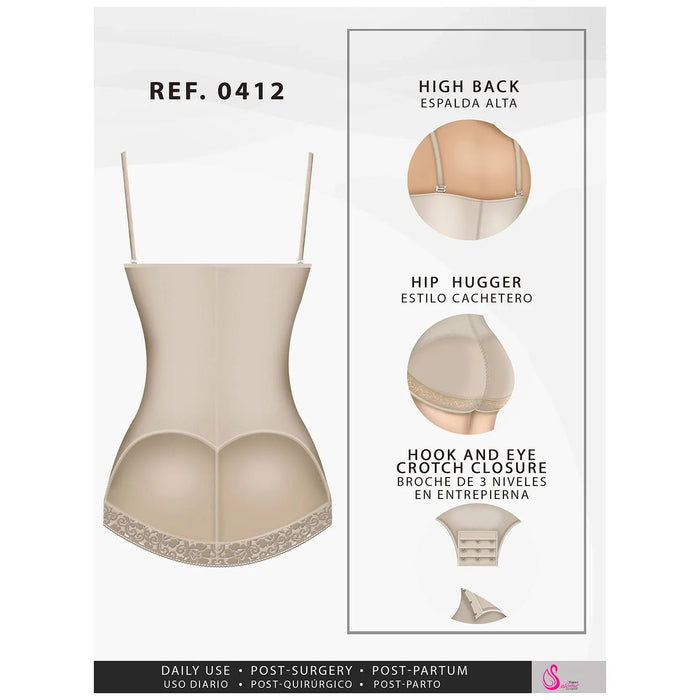 Fajas Salome 0412 – Colombian Butt Lifter Shapewear | Tummy Control Faja - Colombian Shapewear | Siluets