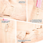 Black shapewear with high back, hip hugger design, and hook-and-eye crotch closure for waist shaping and comfort