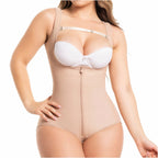 Fajas Salome 0419 | Butt Lifter Hiphugger Mid Thigh Body Shaper | Open Bust Tummy Control Shapewear for Women | Powernet - Colombian Shapewear | Siluets
