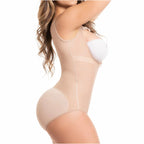 Fajas Salome 0419 | Butt Lifter Hiphugger Mid Thigh Body Shaper | Open Bust Tummy Control Shapewear for Women | Powernet - Colombian Shapewear | Siluets