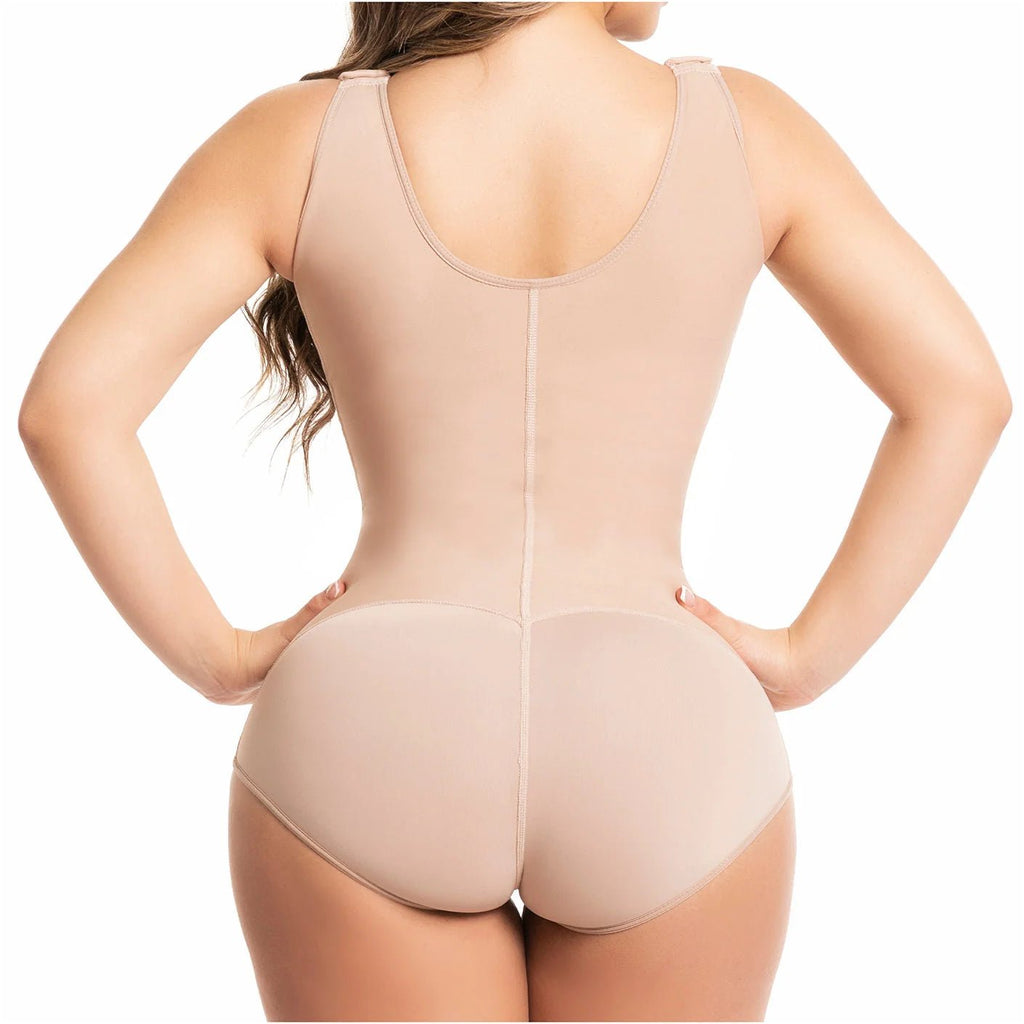 Fajas Salome 0419 | Butt Lifter Hiphugger Mid Thigh Body Shaper | Open Bust Tummy Control Shapewear for Women | Powernet - Colombian Shapewear | Siluets
