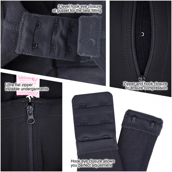 Fajas Salome 0419 | Butt Lifter Hiphugger Mid Thigh Body Shaper | Open Bust Tummy Control Shapewear for Women | Powernet - Colombian Shapewear | Siluets