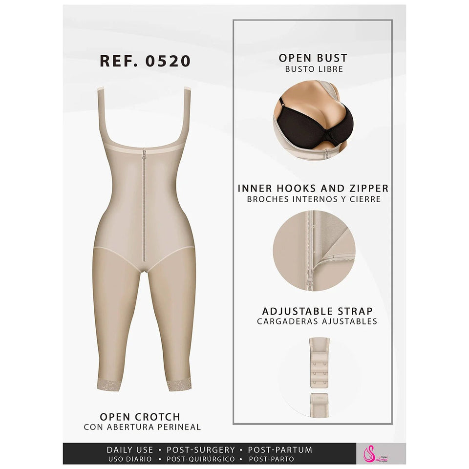 Fajas Salome 0520 – Colombian Full Body Shaper | High Compression Faja - Colombian Shapewear | Siluets