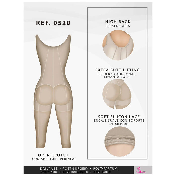 Fajas Salome 0520 – Colombian Full Body Shaper | High Compression Faja - Colombian Shapewear | Siluets
