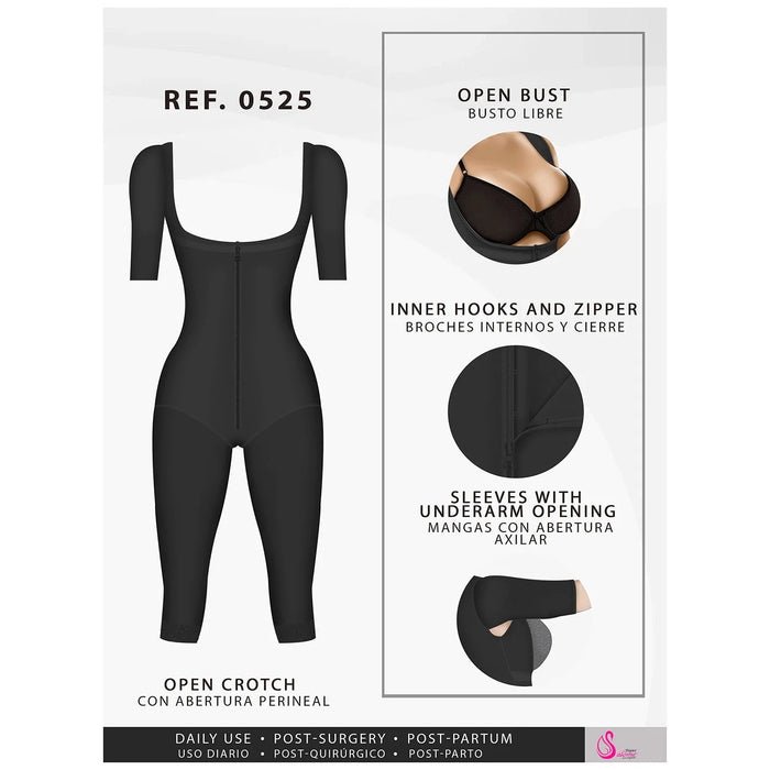 Fajas Salome 0525 – Colombian Full Body Shaper | High Compression Faja - Colombian Shapewear | Siluets