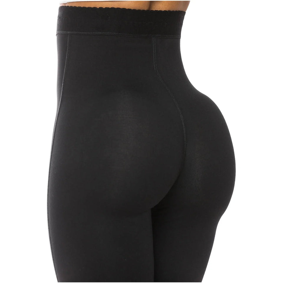 Fajas Salome 0219 – Colombian High - Waist Compression Shorts | Tummy Control - Colombian Shapewear | Siluets