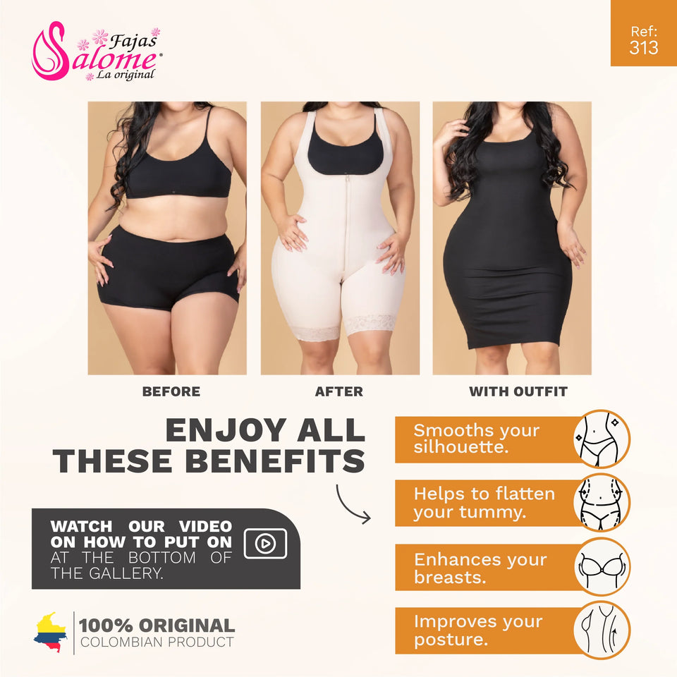 Fajas Salome 0313 – Colombian Waist Cincher Vest | Tummy Control - Colombian Shapewear | Siluets