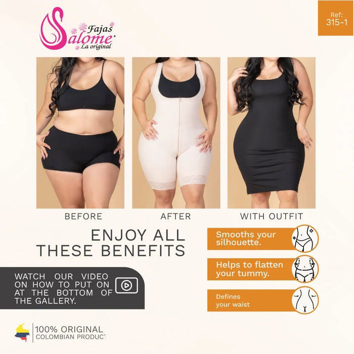 Fajas Salome 0315 - 1 – Colombian Waist Cincher Trainer | Tummy Control - Colombian Shapewear | Siluets