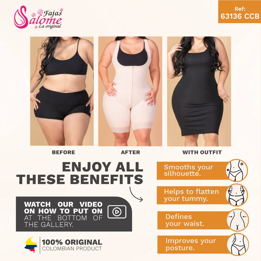 Fajas Salome 63136 – Colombian Waist Cincher | High Compression Faja